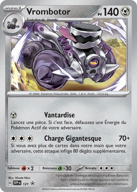Carte Pokémon Vrombotor SVP121 SV Promo SV SVP Neuf FR LorenZone