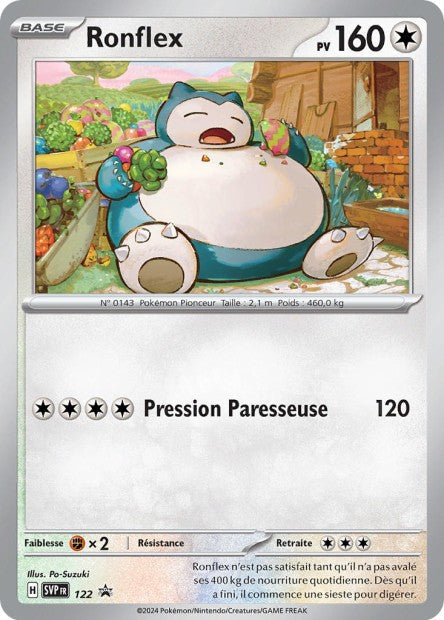 Carte Pokémon Ronflex SVP122 SV Promo SV SVP Neuf FR LorenZone