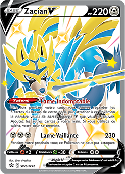 SWSH292/107 - Zacian V – Promo SWSH (Carte Pokémon FR à petit prix, à l’unité sur Lorenzone.fr)