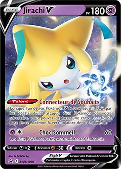 SWSH299/107 - Jirachi V – Promo SWSH (Carte Pokémon FR à petit prix, à l’unité sur Lorenzone.fr)