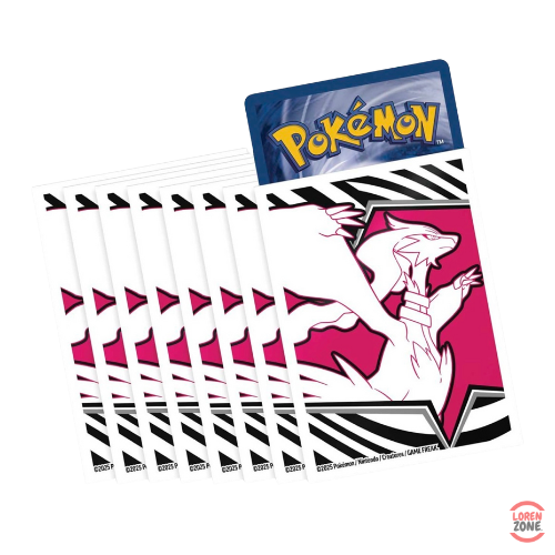 flamme rouge card sleeves Sleeves Pokémon Flamme Blanche x65 – Protèges-cartes Reshiram Officiels ETB