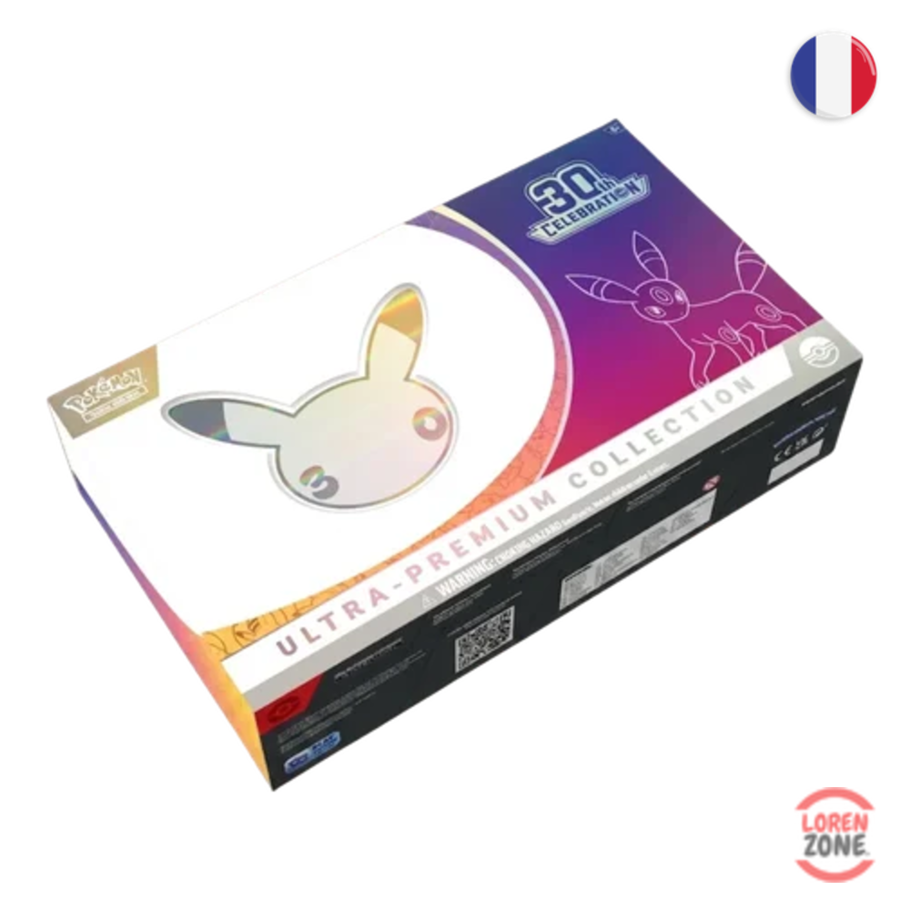 Coffret Ultra-Premium UPC Pokémon 30ᵉ Anniversaire - Soirée Noctali-ex 30th Celebration - LorenZone