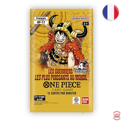 Booster One Piece Card Game OP-17 Les Guerriers Les Plus Puissants Au Monde français 12 cartes 4th Anniversary Bandai | LorenZone
