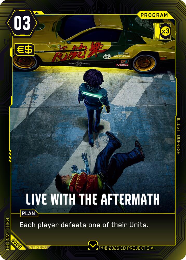 Carte Cyberpunk TCG Live with the Aftermath β068 - Welcome to Night City Beta | LorenZone