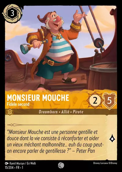 Carte Lorcana 15/204 Monsieur Mouche | LorenZone