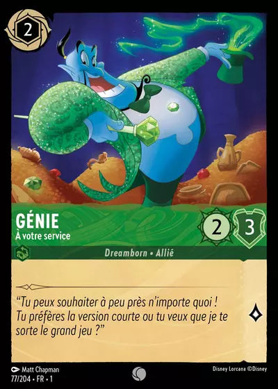 Carte Lorcana 77/204 Génie | LorenZone