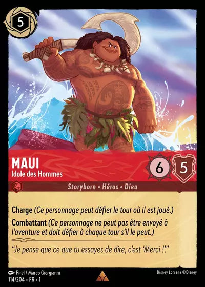 Carte Lorcana 114/204 Maui | LorenZone