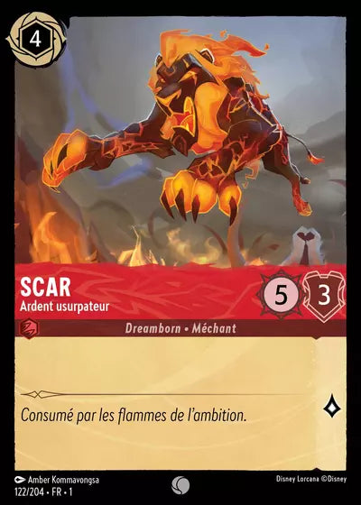 Carte Lorcana 122/204 Scar | LorenZone