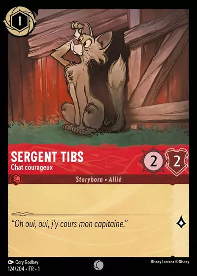 Carte Lorcana 124/204 Sergent Tibs | LorenZone