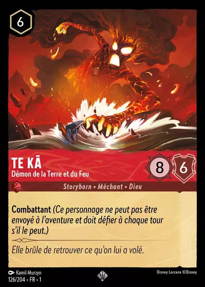 Carte Lorcana 126/204 Te Kā | LorenZone