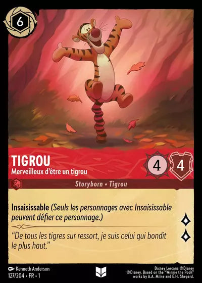 Carte Lorcana 127/204 Tigrou | LorenZone