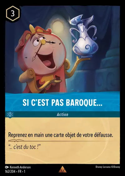 Carte Lorcana 162/204 Si c'est pas baroque… | LorenZone