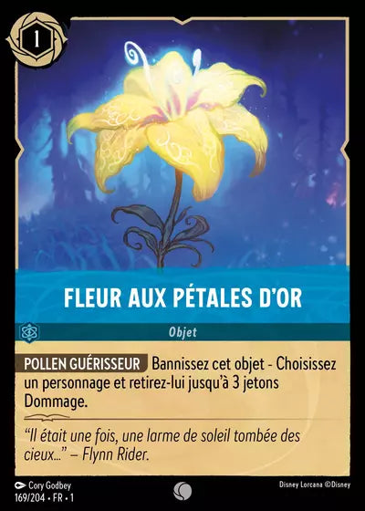Carte Lorcana 169/204 Fleur aux pétales d'or | LorenZone
