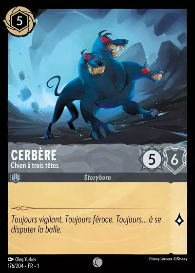 Carte Lorcana 176/204 Cerbère | LorenZone