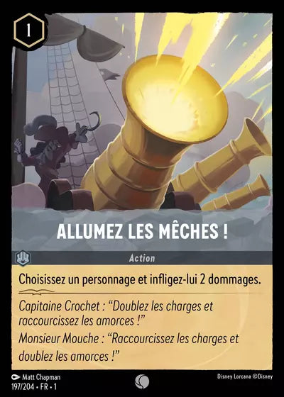 Carte Lorcana 197/204 Allumez les mêches ! | LorenZone
