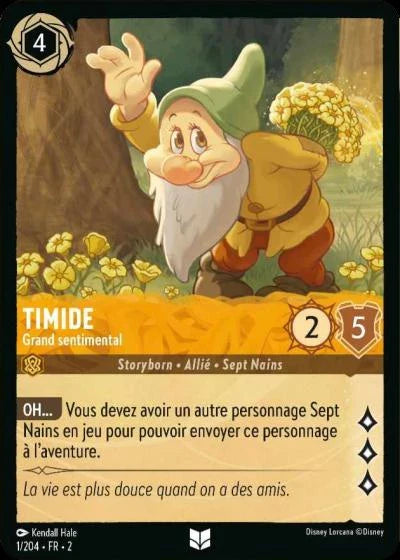 Carte Lorcana 001/204 Timide Foil | LorenZone