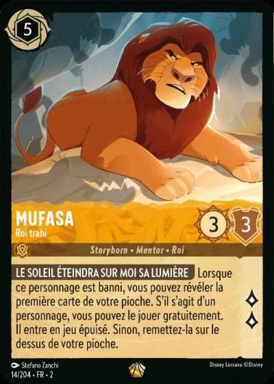 Carte Lorcana 014/204 Mufasa Foil | LorenZone