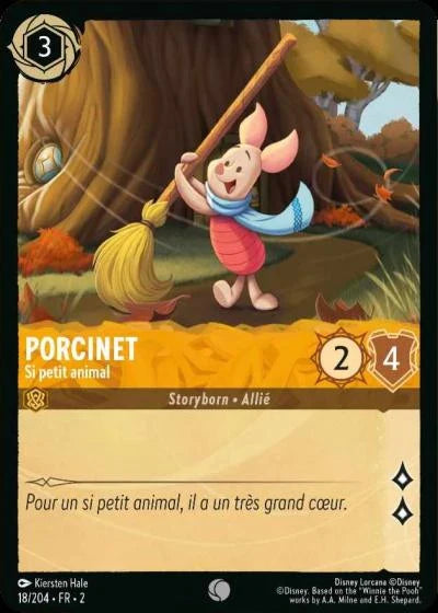 Carte Lorcana 018/204 Porcinet Foil | LorenZone