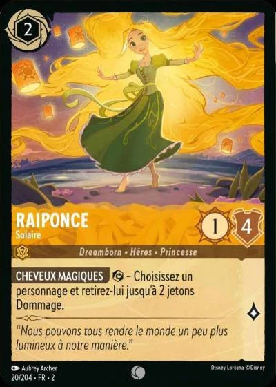 Carte Lorcana 020/204 Raiponce Foil | LorenZone