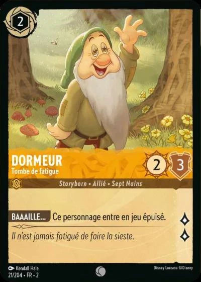 Carte Lorcana 021/204 Dormeur Foil | LorenZone