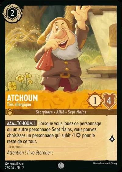 Carte Lorcana 022/204 Atchoum Foil | LorenZone