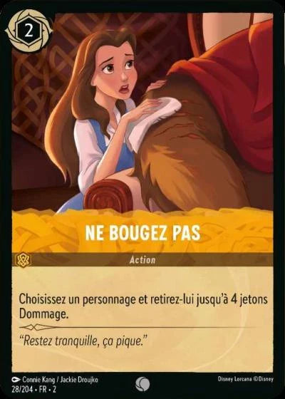 Carte Lorcana 028/204 Ne bougez pas Foil | LorenZone