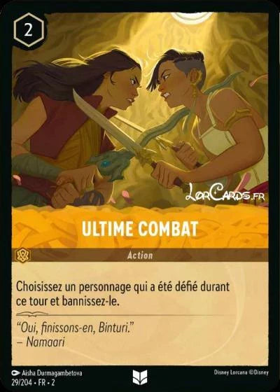 Carte Lorcana 029/204 Ultime combat Foil | LorenZone