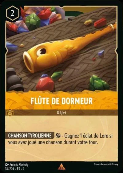 Carte Lorcana 034/204 Flûte de Dormeur Foil | LorenZone