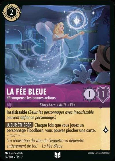 Carte Lorcana 036/204 La Fée Bleue Foil | LorenZone