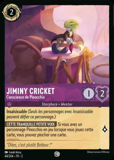 Carte Lorcana 044/204 Jiminy Cricket Foil | LorenZone