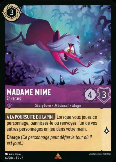 Carte Lorcana 046/204 Madame Mime Foil | LorenZone