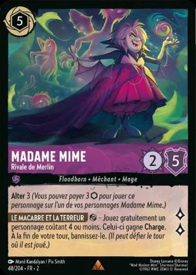 Carte Lorcana 048/204 Madame Mime Foil | LorenZone