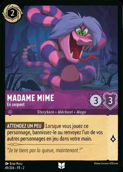 Carte Lorcana 049/204 Madame Mime Foil | LorenZone