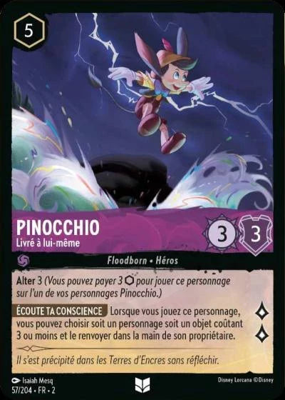 Carte Lorcana 057/204 Pinocchio Foil | LorenZone