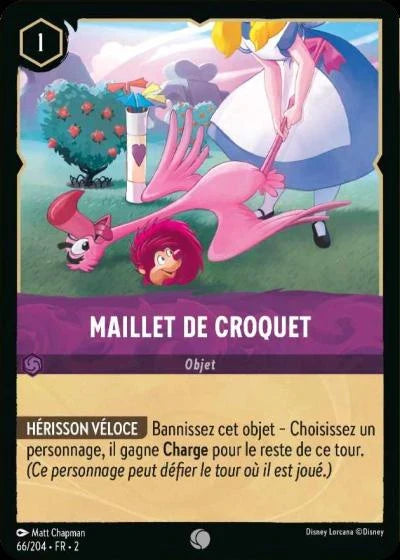 Carte Lorcana 066/204 Maillet de croquet Foil | LorenZone
