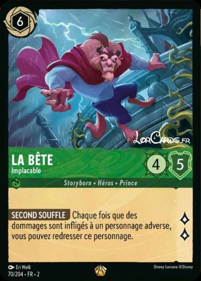 Carte Lorcana 070/204 La Bête Foil | LorenZone