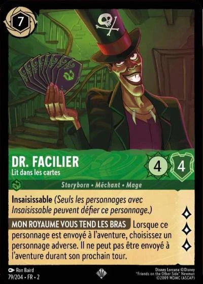 Carte Lorcana 079/204 Dr. Facilier Foil | LorenZone