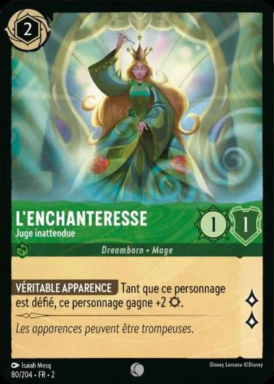 Carte Lorcana 080/204 L'Enchanteresse Foil | LorenZone