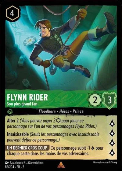 Carte Lorcana 082/204 Flynn Rider Foil | LorenZone