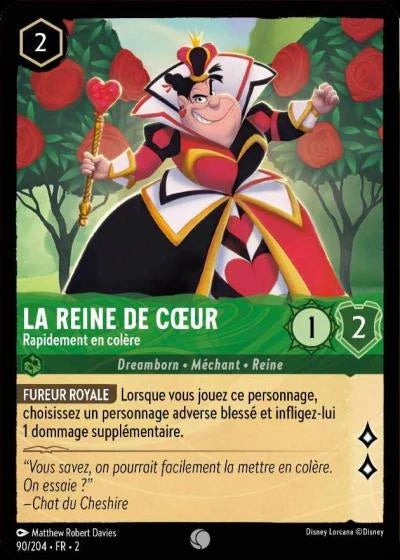 Carte Lorcana 090/204 La Reine de Cœur Foil | LorenZone