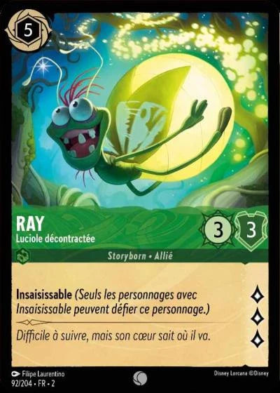 Carte Lorcana 092/204 Ray Foil | LorenZone