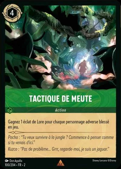 Carte Lorcana 100/204 Tactique de meute Foil | LorenZone