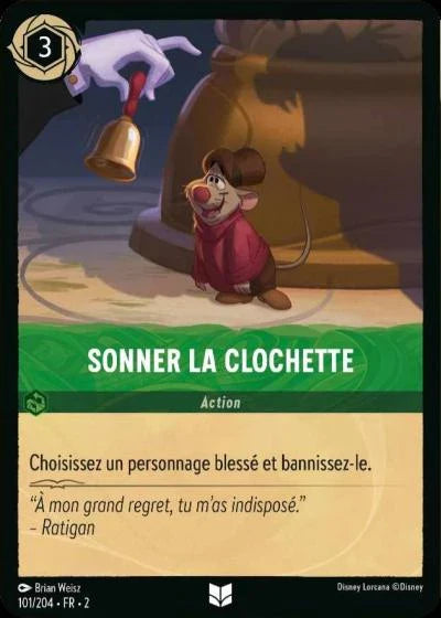 Carte Lorcana 101/204 Sonner la clochette Foil | LorenZone