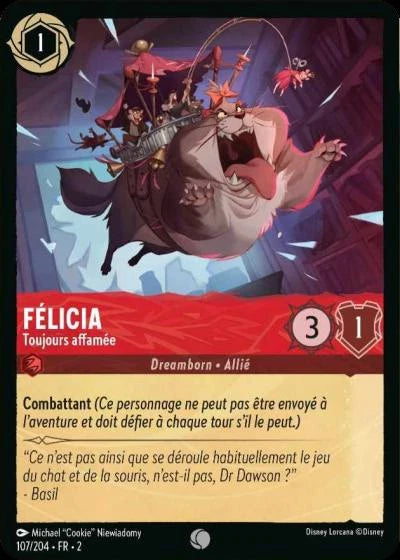 Carte Lorcana 107/204 Félicia Foil | LorenZone