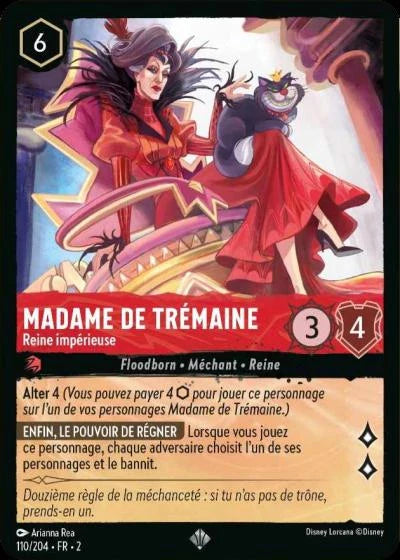 Carte Lorcana 110/204 Madame de Trémaine Foil | LorenZone