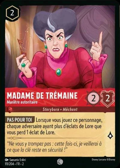 Carte Lorcana 111/204 Madame de Trémaine Foil | LorenZone