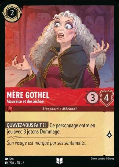 Carte Lorcana 116/204 Mère Gothel Foil | LorenZone