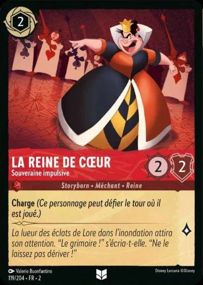 Carte Lorcana 119/204 La Reine de Cœur Foil | LorenZone