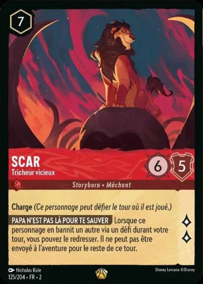 Carte Lorcana 125/204 Scar Foil | LorenZone