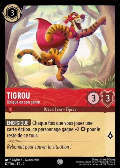 Carte Lorcana 127/204 Tigrou Foil | LorenZone